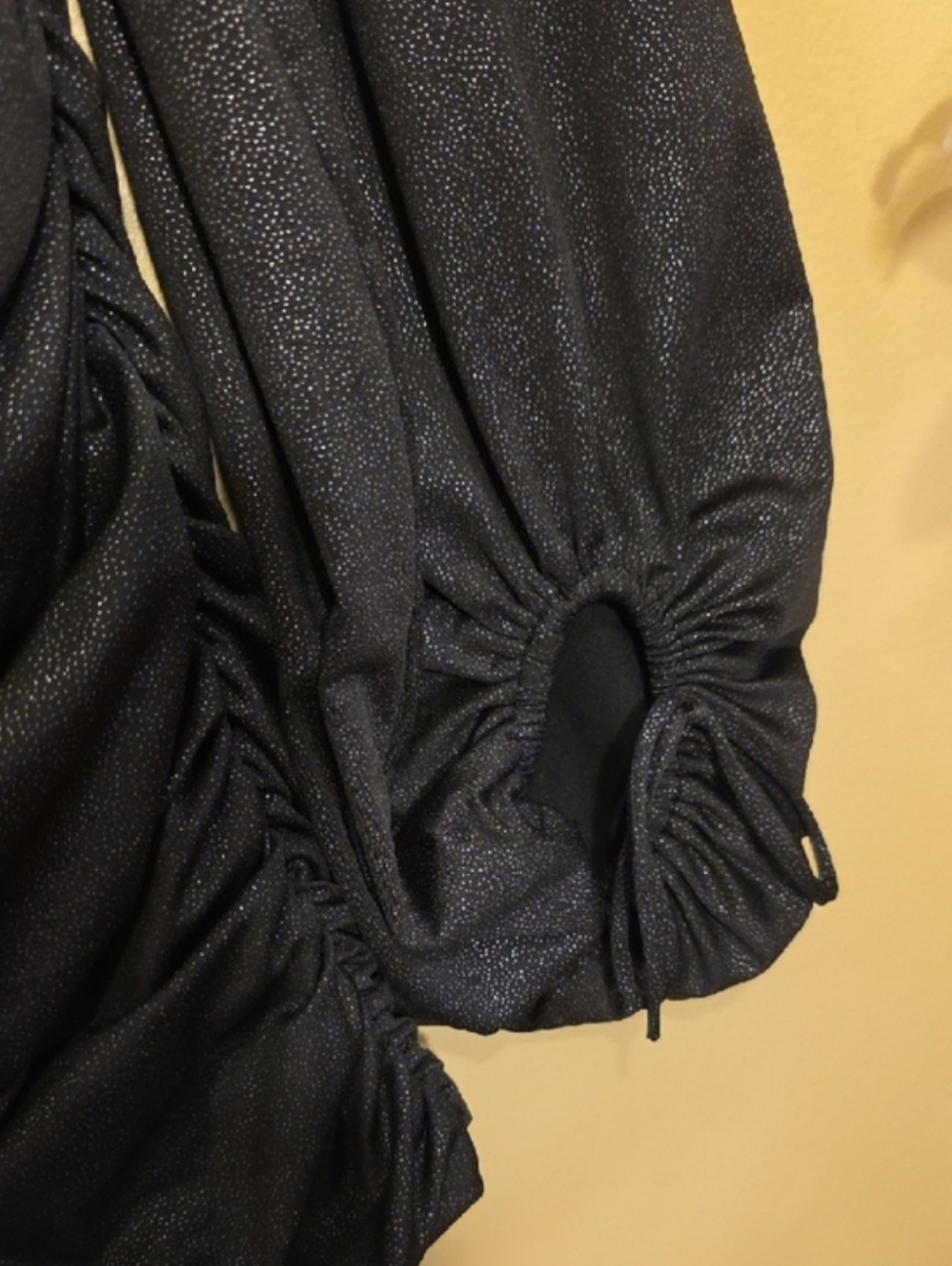 Corset Glitter Mini Body-Con Dress Ruched Sexy Whimsigoth Dark Coquette Y2K Glam - Picture 11 of 13